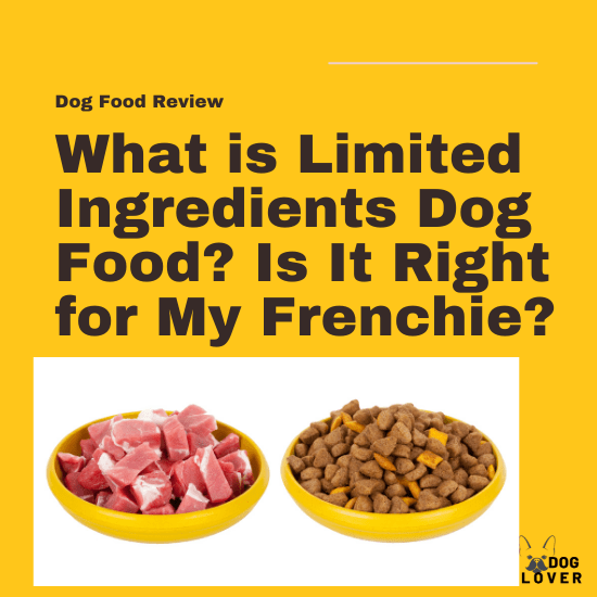 Limited ingredients dog food