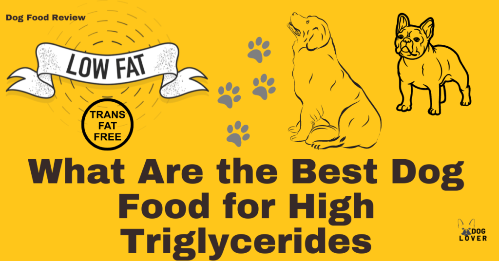 Best dog food food for high triglycerides