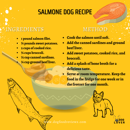 Salmon dog foods