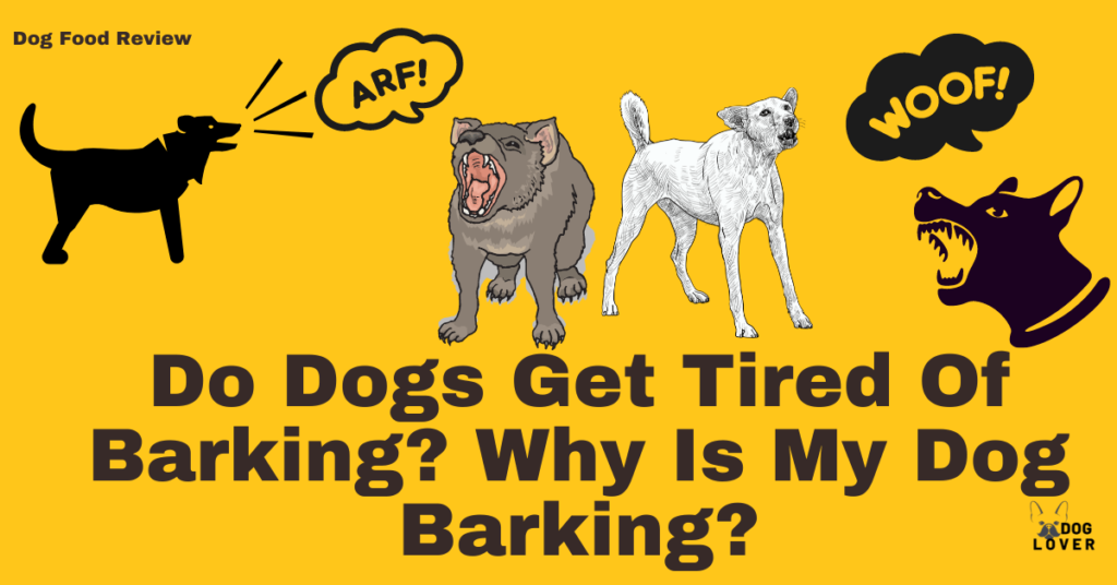 Do dogs get tired of barking