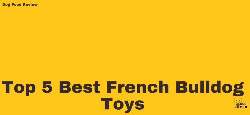 Best French Bulldog toys