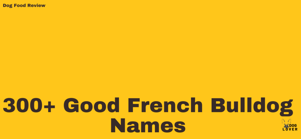 French bulldog names